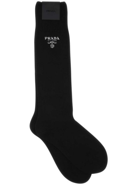 Prada logo intarsia-knit socks 