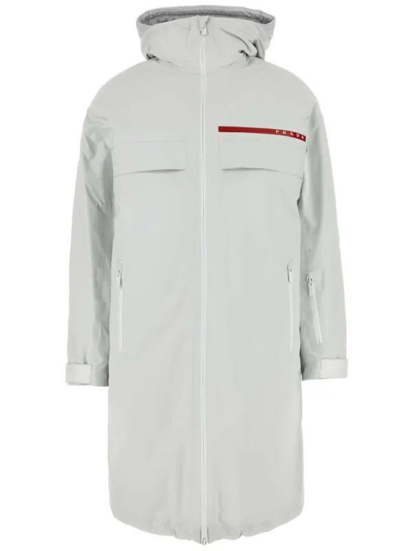 Prada Re-Nylon Jas Grijs FARFETCH NL