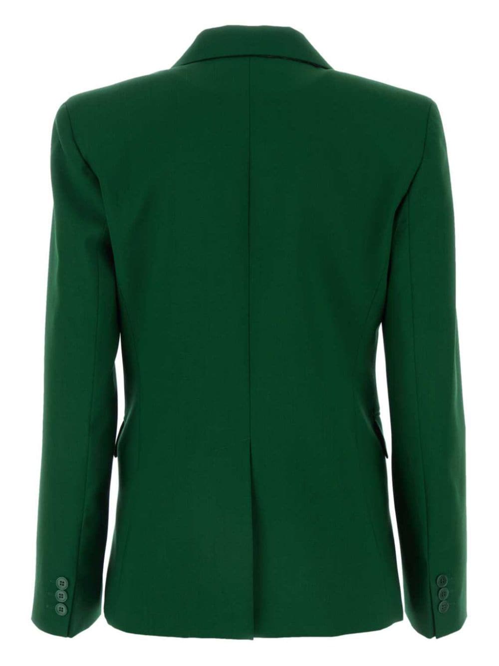 Shop Weekend Max Mara Lamine Blazer In Green