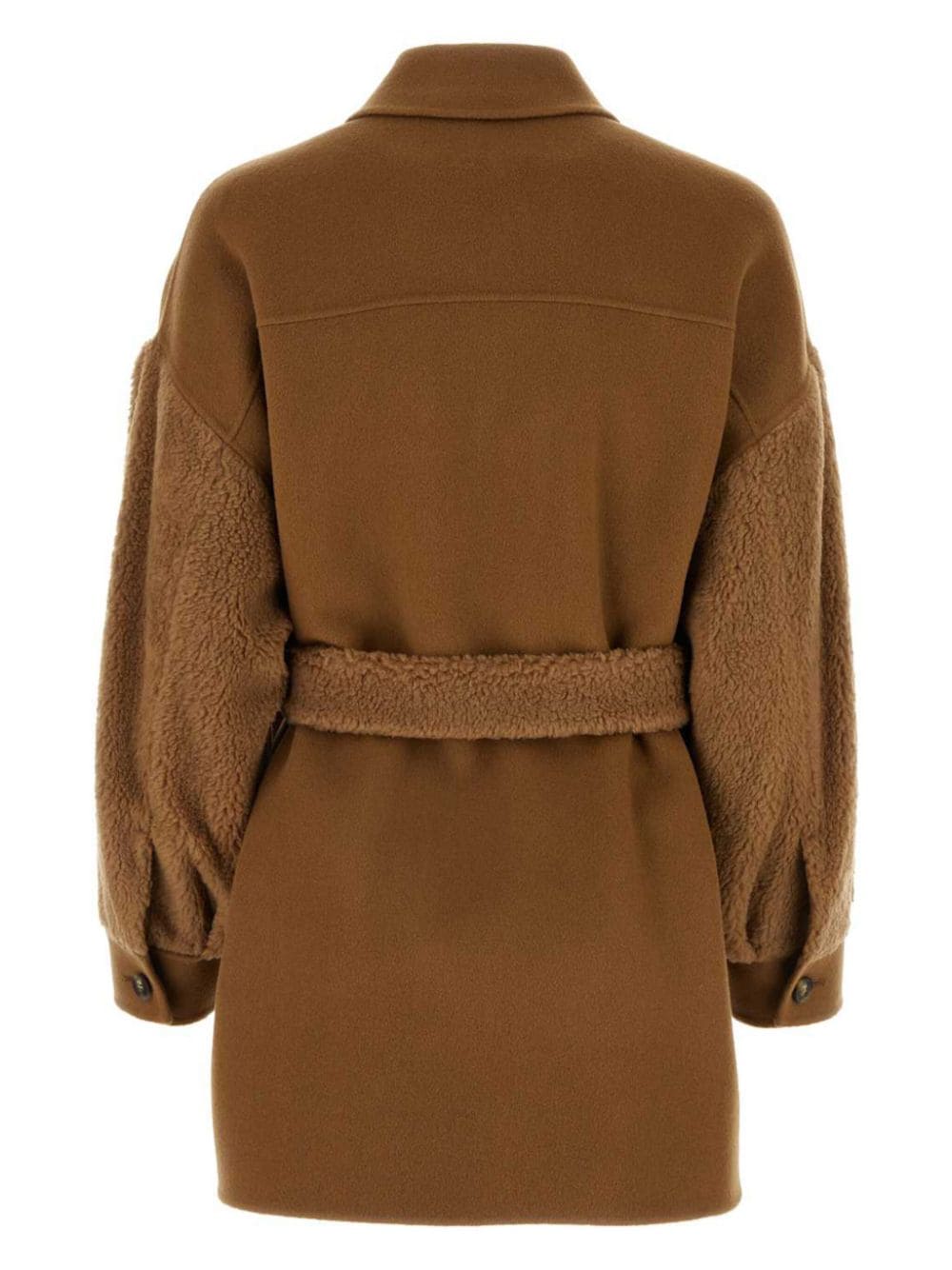 Weekend Max Mara Biscuit Rally wool coat - Bruin