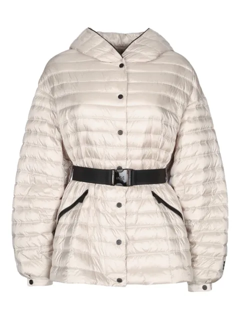 Add hooded belted jacket