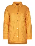 Add polo-collar puffer jacket - Orange