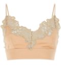 Stella McCartney floral lace cut-out bralette - Pink