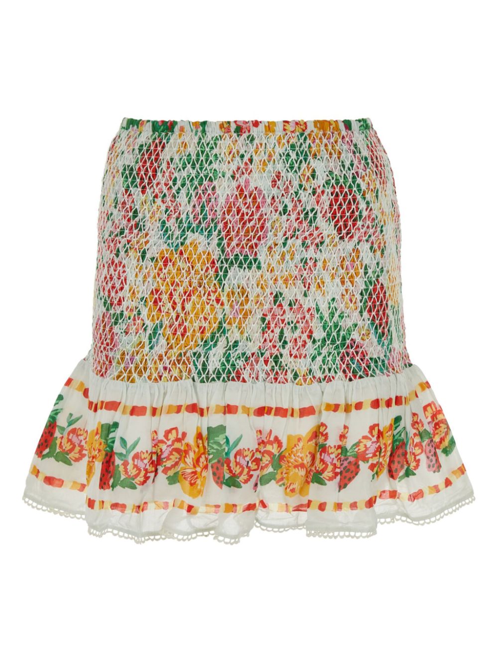 Shop Farm Rio Gonna Mini Skirt In Red