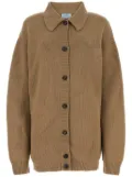 Prada Biscuit cashmere cardigan - Brown