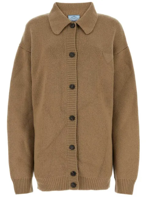Prada Biscuit cashmere cardigan