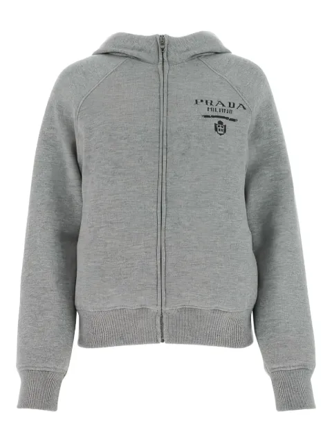 Prada logo-detail hooded jacket 