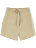 Prada high-waisted shorts - Neutrals