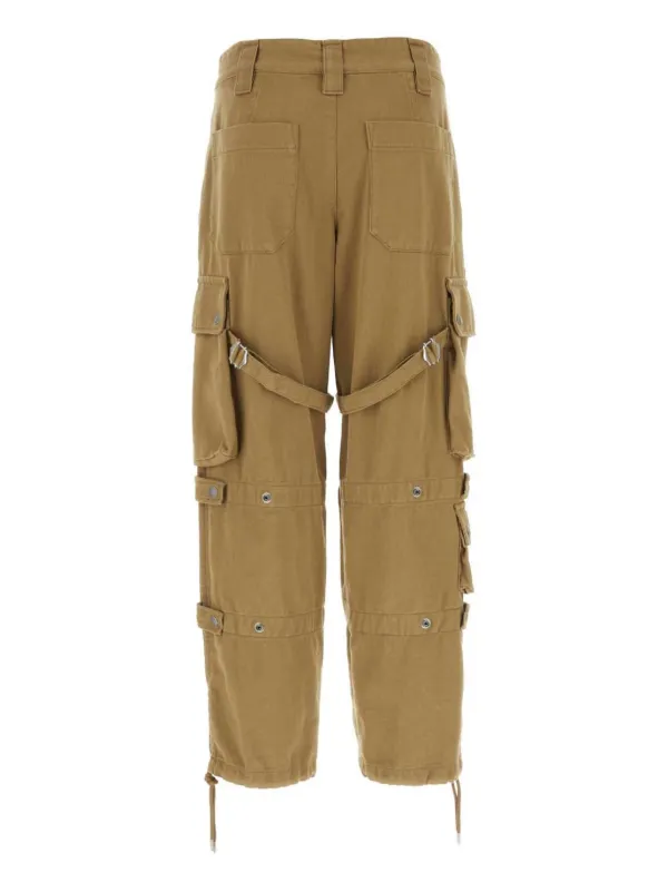 【送料&関税込】Isabel Marant Brown Cotton Eusebio Cargo Pan ISABEL MARANT Eusebio カーゴパンツ | ブラウン | FARFETCH JP
