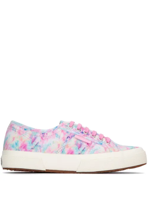 Baskets tie-dye à étiquette logo - Superga - Modalova