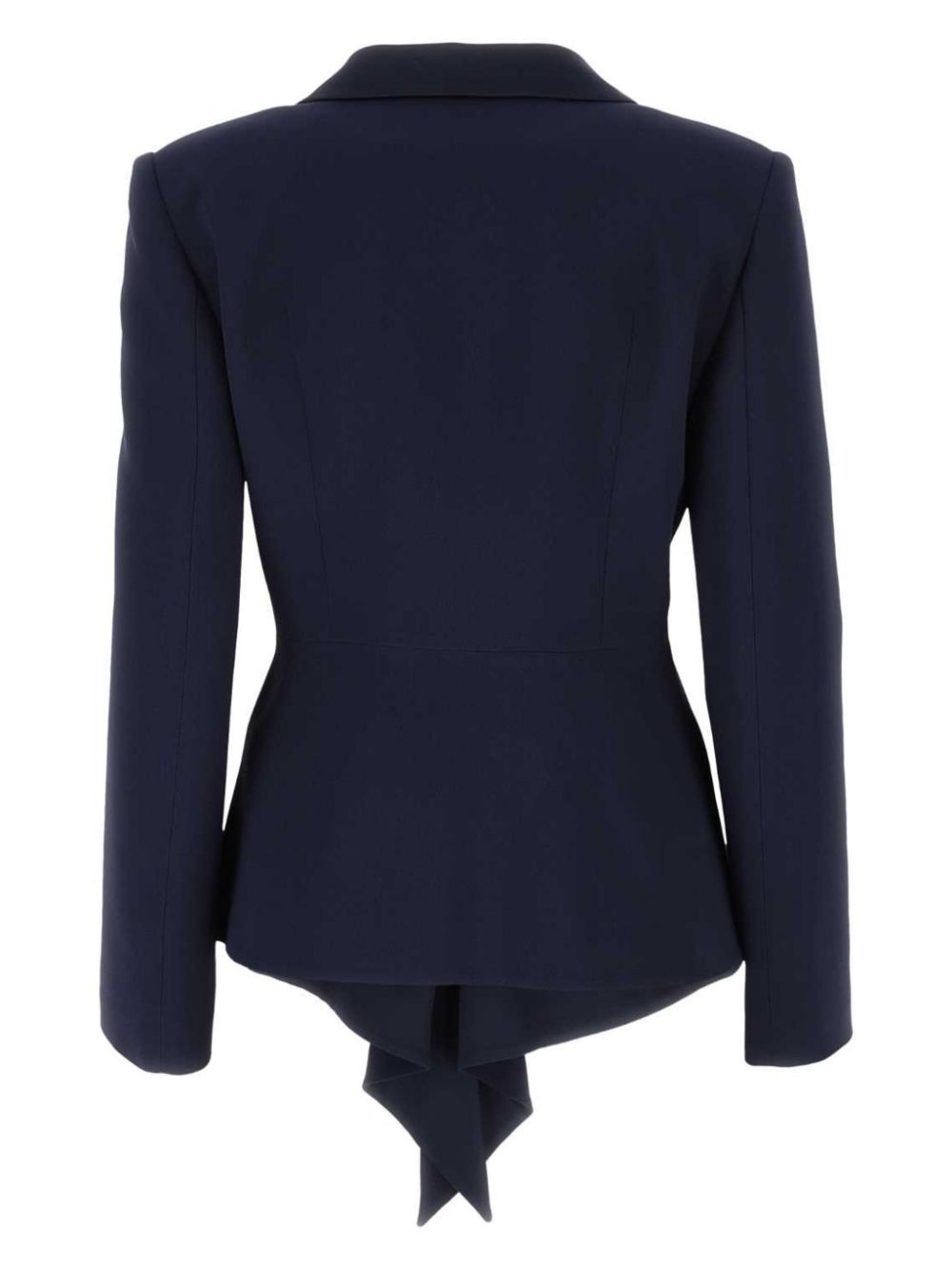 Alberta Ferretti bow-detail wrap blazer - Blauw