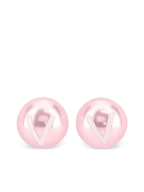 VTMNTS logo metallic earrings