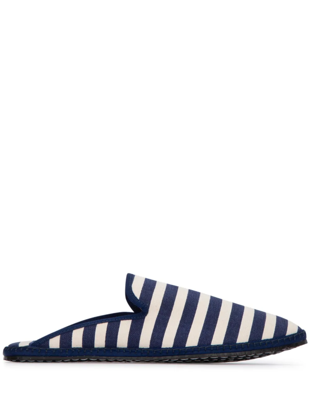 Vibi Venezia striped slippers - ブルー Vibi Venezia striped slippers - ブルー
