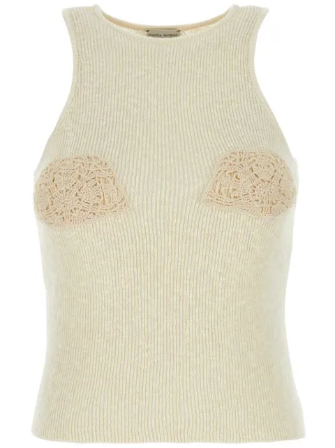 Magda Butrym crochet-knit tank top