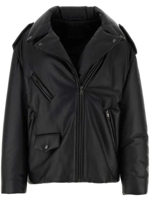 Prada padded leather jacket