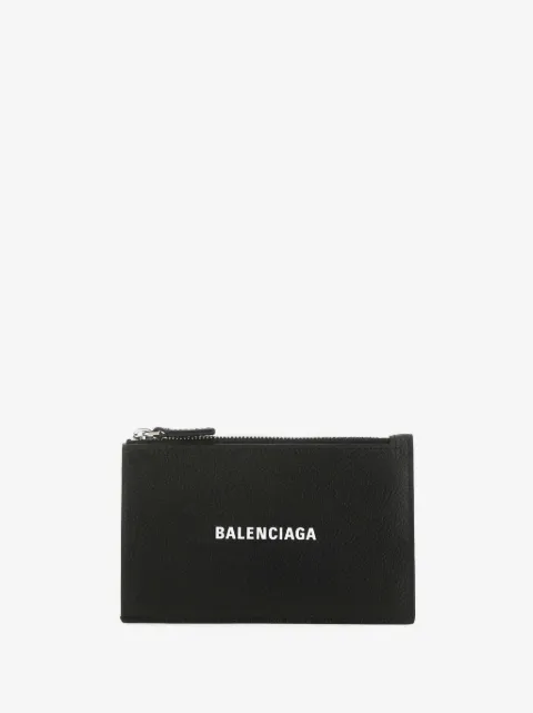 Balenciaga leather card holder