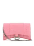 Balenciaga Hourglass wallet-on-chain - Pink