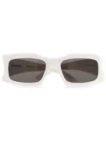 Balenciaga Eyewear logo rectangle-framed sunglasses - White