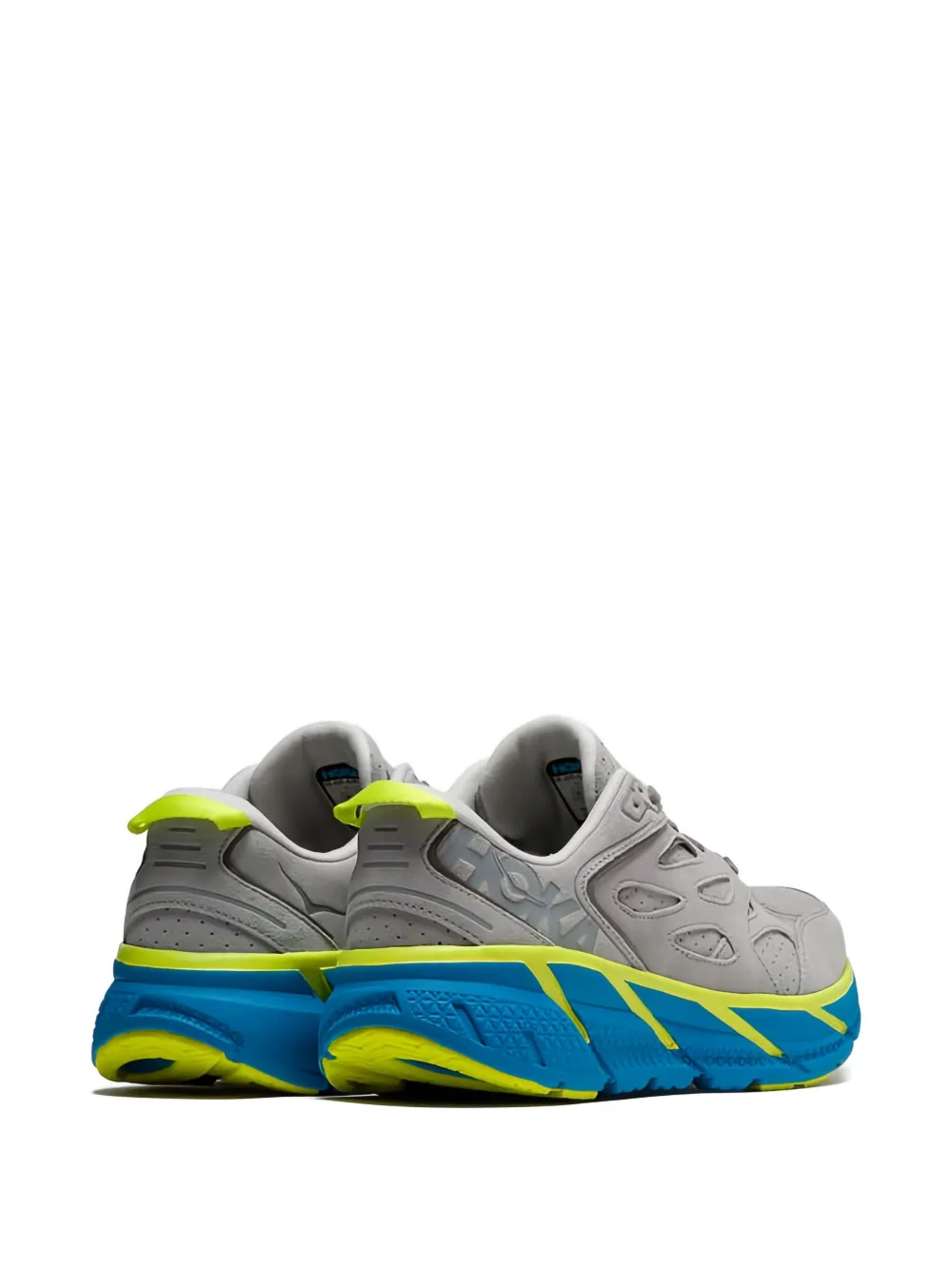 HOKA Clifton L mesh-panel sneakers Grey