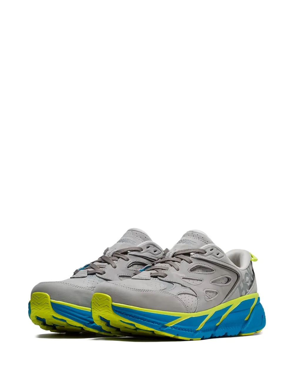 HOKA Clifton L mesh-panel sneakers Grey
