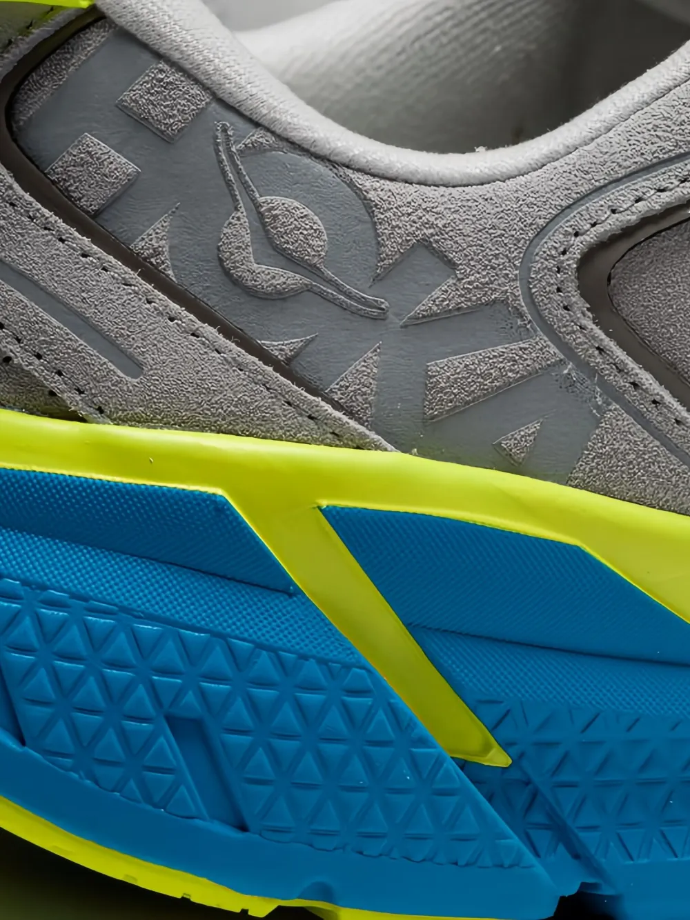 HOKA Clifton L mesh-panel sneakers Grey
