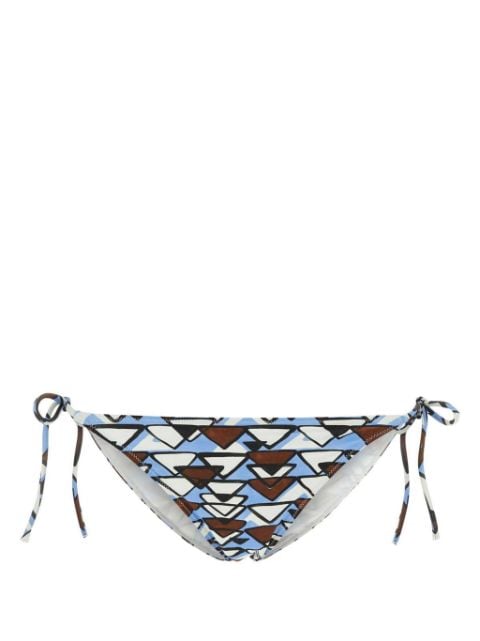 Prada geometric-print bikini bottoms