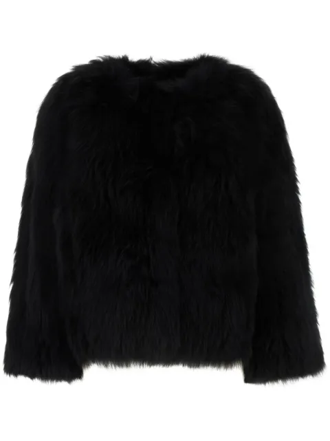 Yves Salomon feather jacket