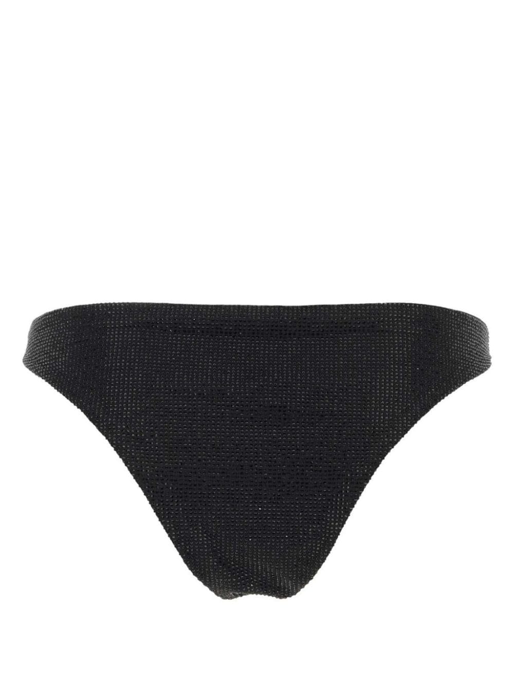 Prada stretch re-nylon bikini bottom - Zwart