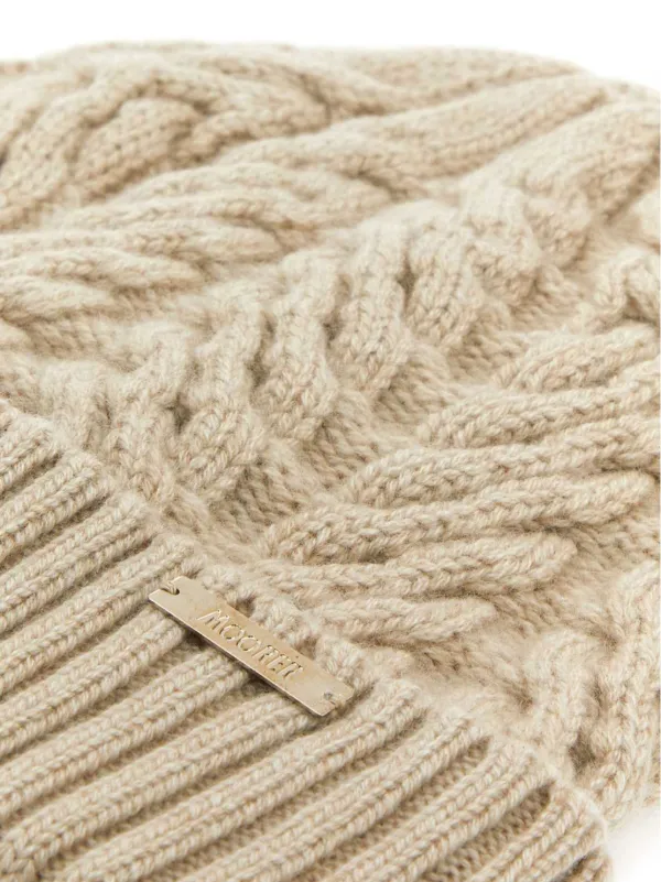 【送料&関税込】Moorer Beige Cashmere Maria Beanie Hat MOORER Beige cashmere Maria beanie hat - Hats - Compare