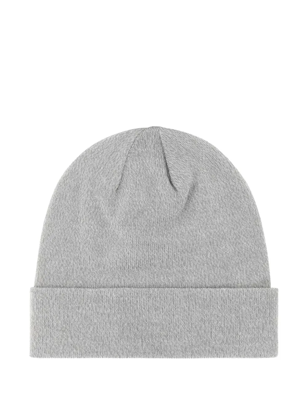 The North Face Melange Light Grey Stretch Polyester Blend Beanie Hat In Gray