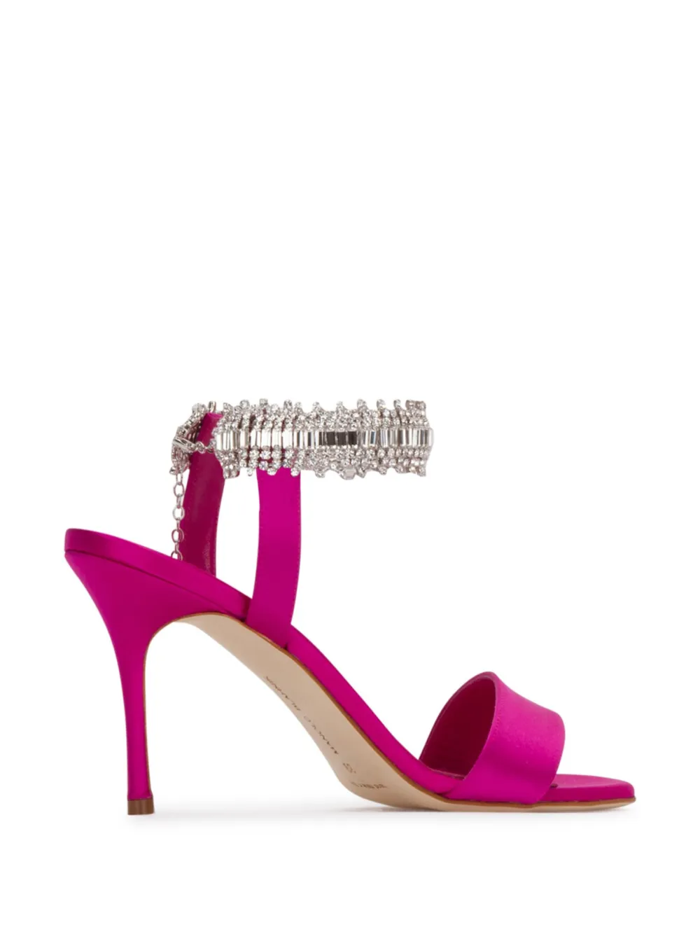 Manolo Blahnik 105mm Parinasan sandals Purple