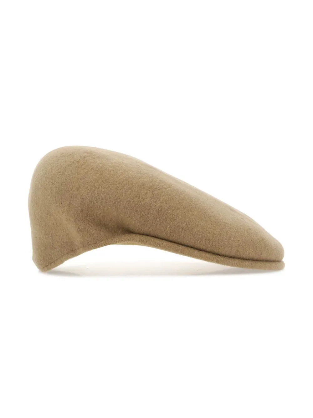 Kangol Wollen vilten pet met geborduurd logo Beige