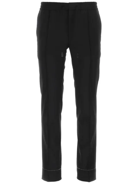 Brioni pantalones con cordones en la pretina