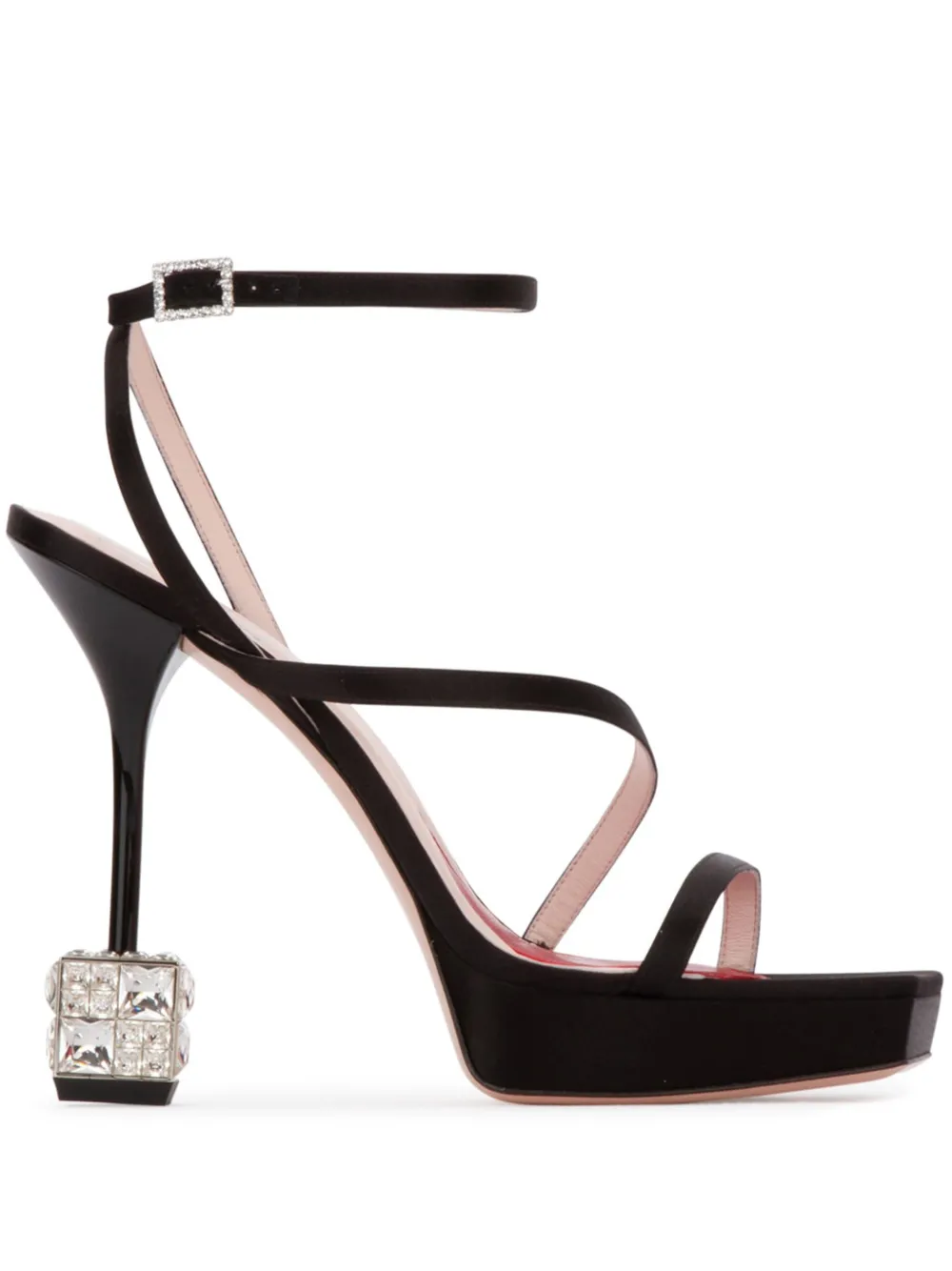 Roger Vivier 120mm crystal-embellished sandals | Black | Image 1