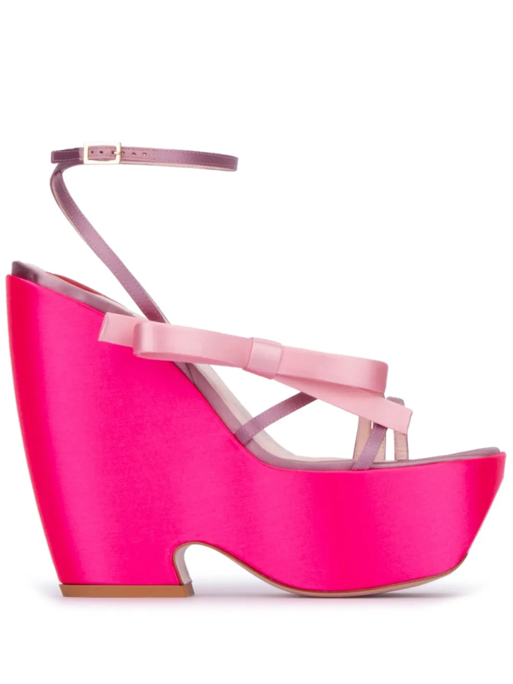 Roger Vivier 100mm Choc Bow sandals | Pink | Image 1