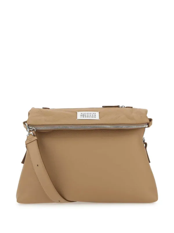 Maison Margiela レザー ショルダーバッグ | ブラウン | FARFETCH JP