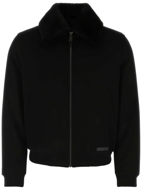 Prada cashmere bomber jacket 
