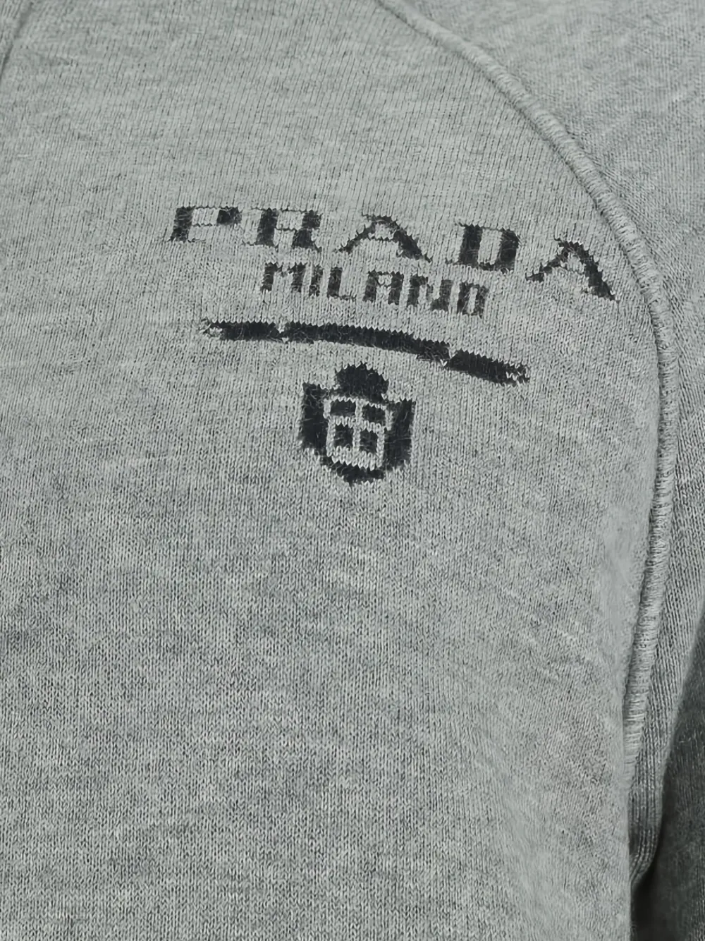 Prada Kasjmier hoodie Grijs