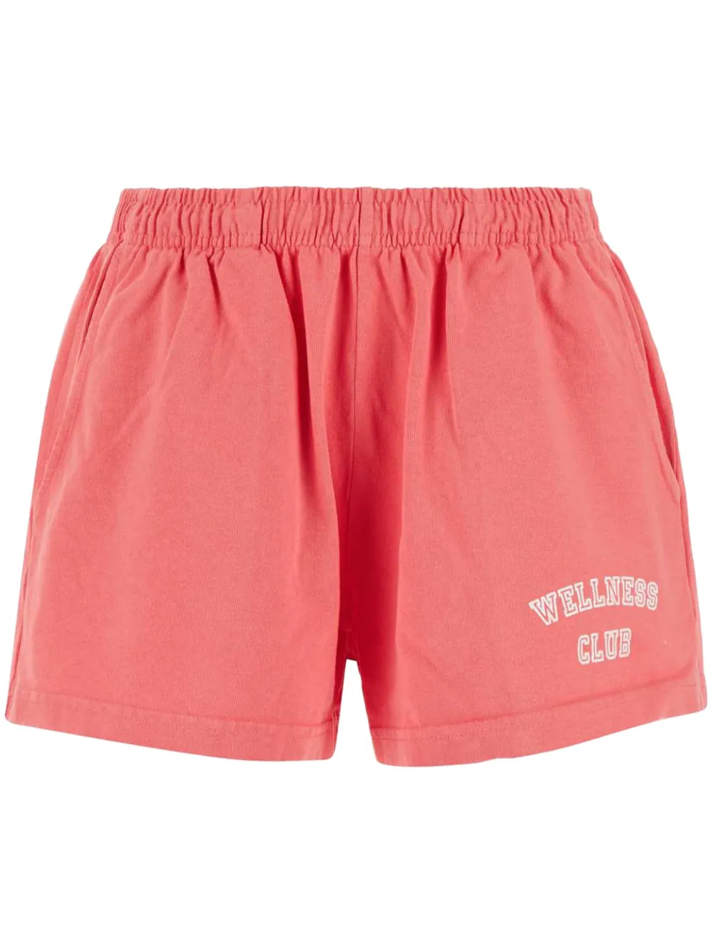 Sporty & Rich Shorts met logoprint Roze