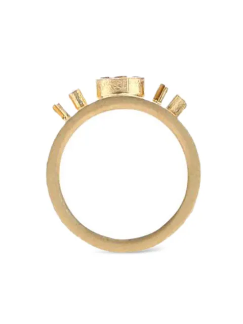 Maison Margiela embossed band ring