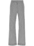 Prada gingham-check trousers - Black