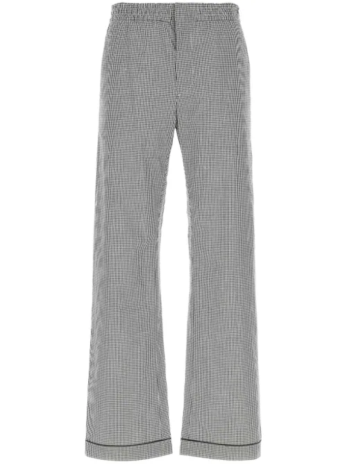 Pantalon à carreaux vichy - Prada - Modalova