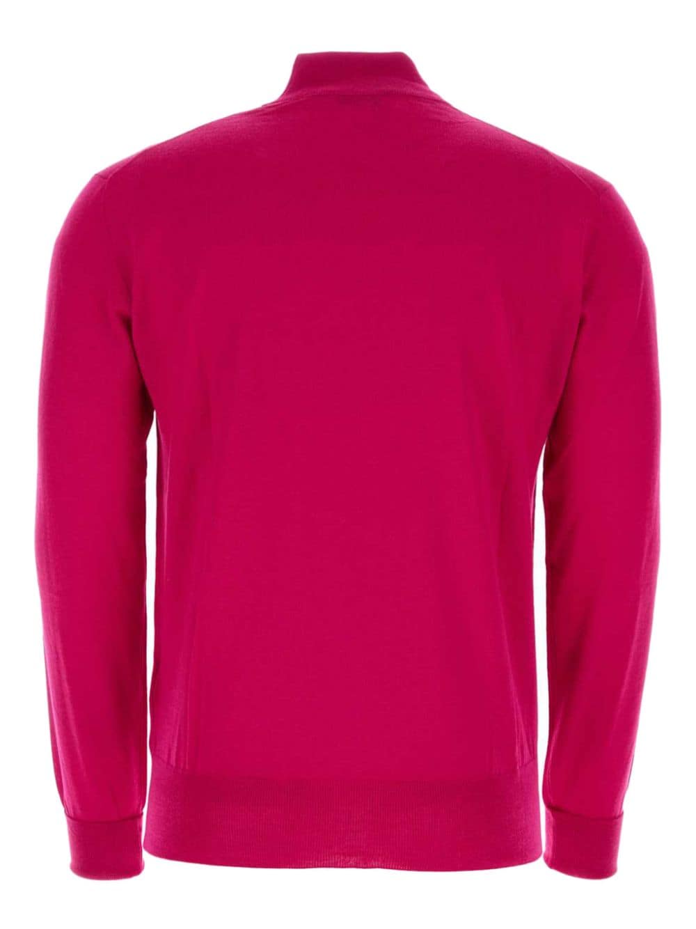 Shop Pt Torino Ribbed Virgin Wool Sweater In Pink