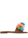 Alameda Turquesa Tutti Frutti slides - Brown