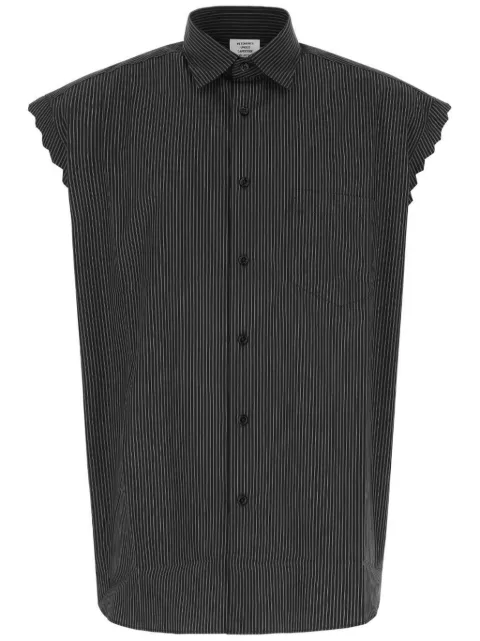 VETEMENTS ribbed poplin shirt