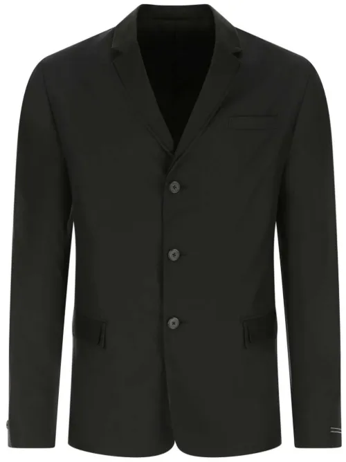 Prada blazer en soie - Noir - Prada - Modalova