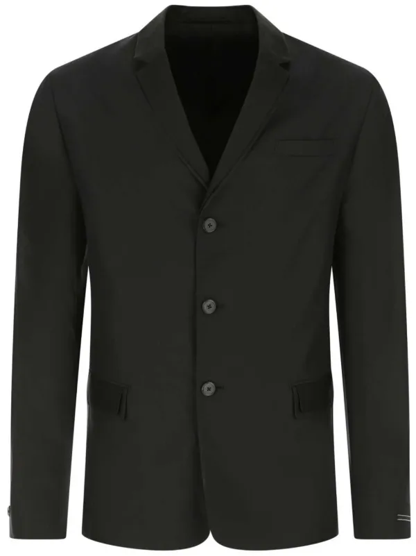 PRADA ウールシルクブルゾン PRADA ウールシルクブルゾン Prada Wool Zipper Shirt | Saks