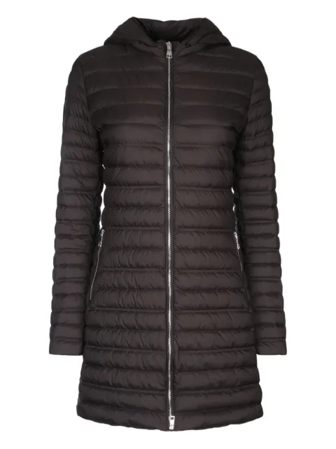 Add hooded quilted coat