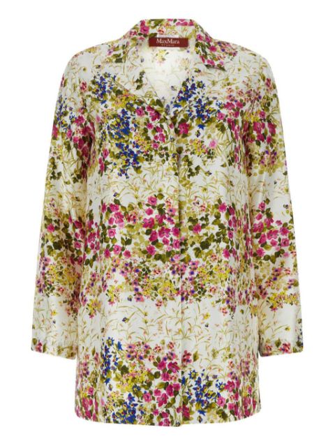 Max Mara Campale printed satin shirt Women