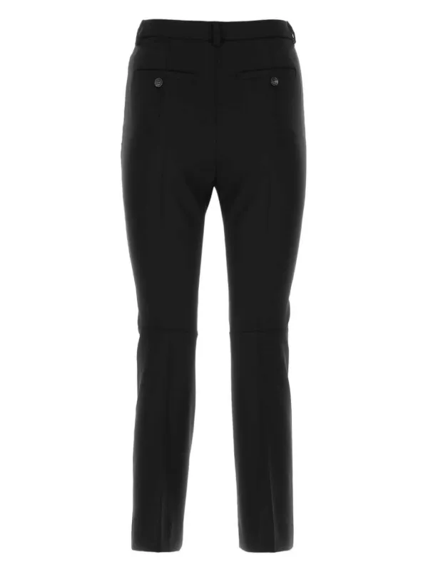 【関税&送料込】Sportmax Black Wool Navetta Pant Sportmax Navetta パンツ | ブラック | FARFETCH JP